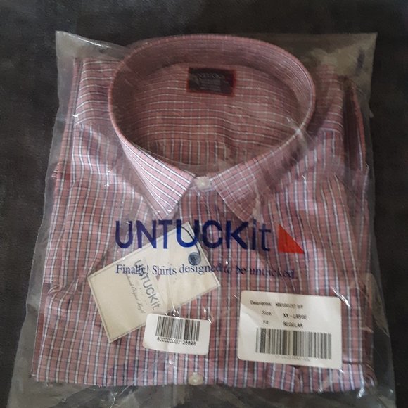 UNTUCKit Other - MEN'S NEW UNTUCKit Long Sleeve Shirt - XX-Large Regular - "MARBUZET"